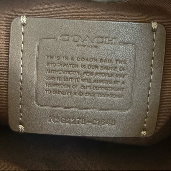 Authentic Coach Ellie Tan Leather Shoulder Bag - Picture 12 of 14